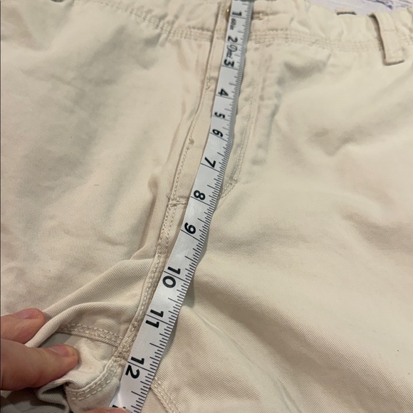 Timberland 100% Cotton Wide Leg Men's Cream Pants 36x30 - Picture 9 of 11